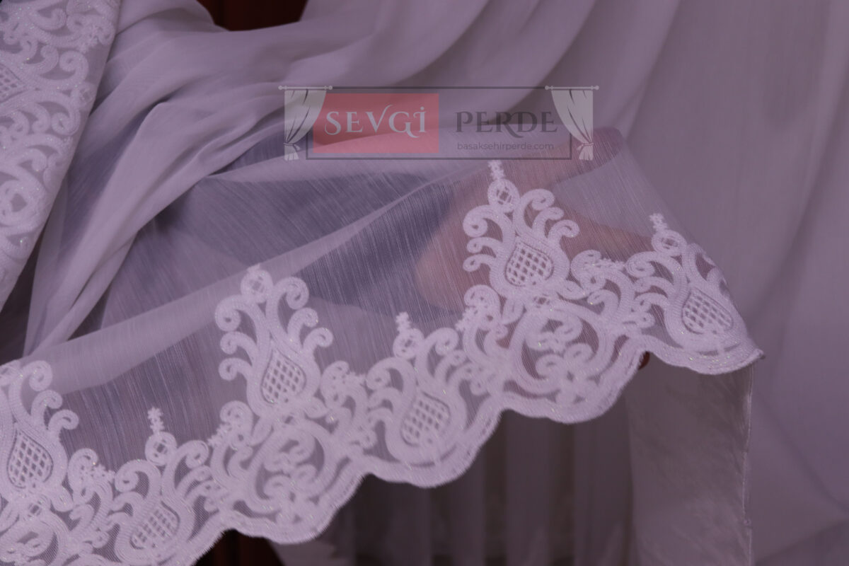 modern vizon tül perde