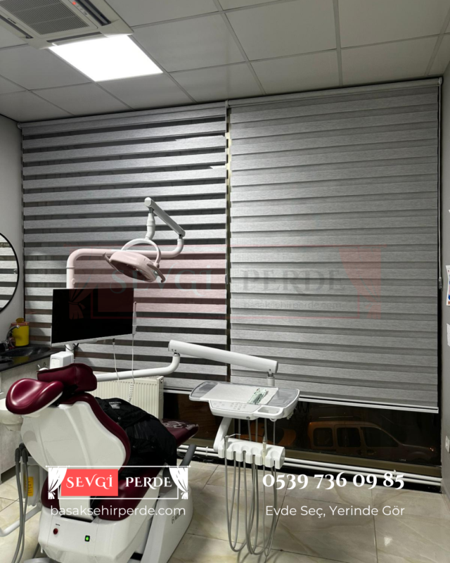 dişçi zebra stor perde