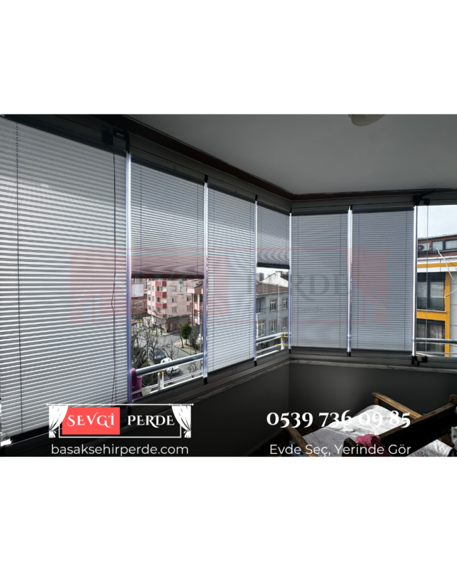 plise perde cam balkon