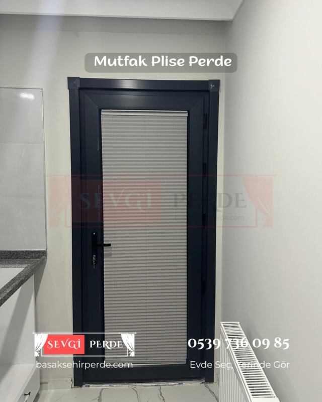 kapı plise perde