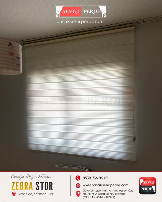 zebra stor perde
