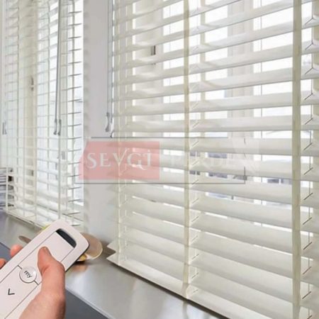 motorlu ahşap jaluzi perde modelleri